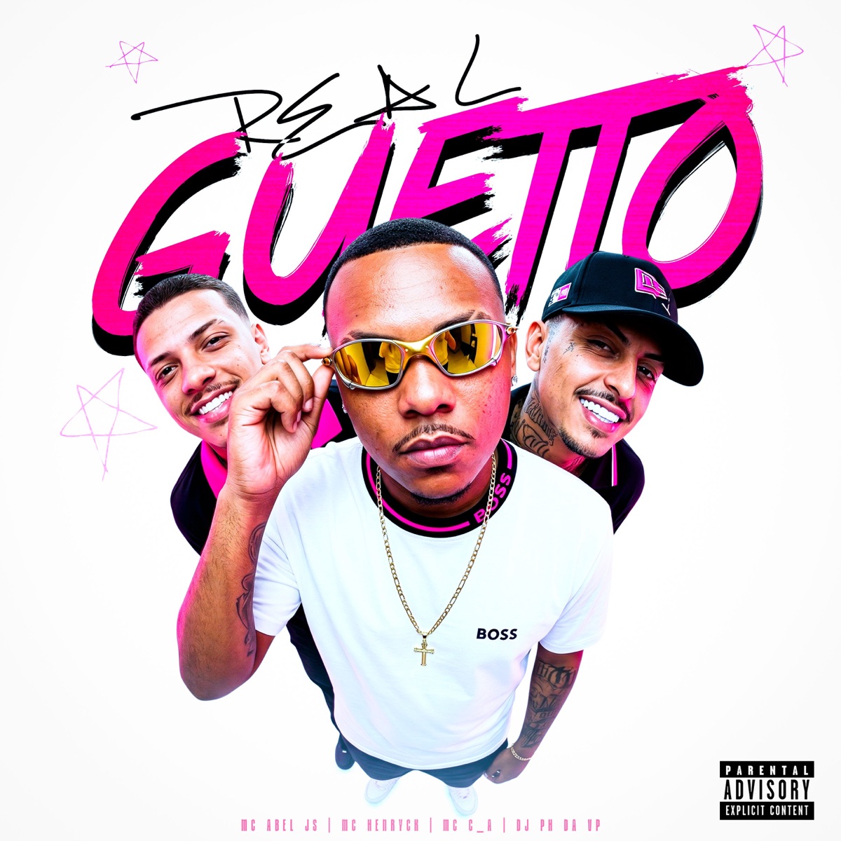 Real Guetto - Single by MC Abel JS, Mc Henryck, MC C_A & DJ PH DA VP album cover