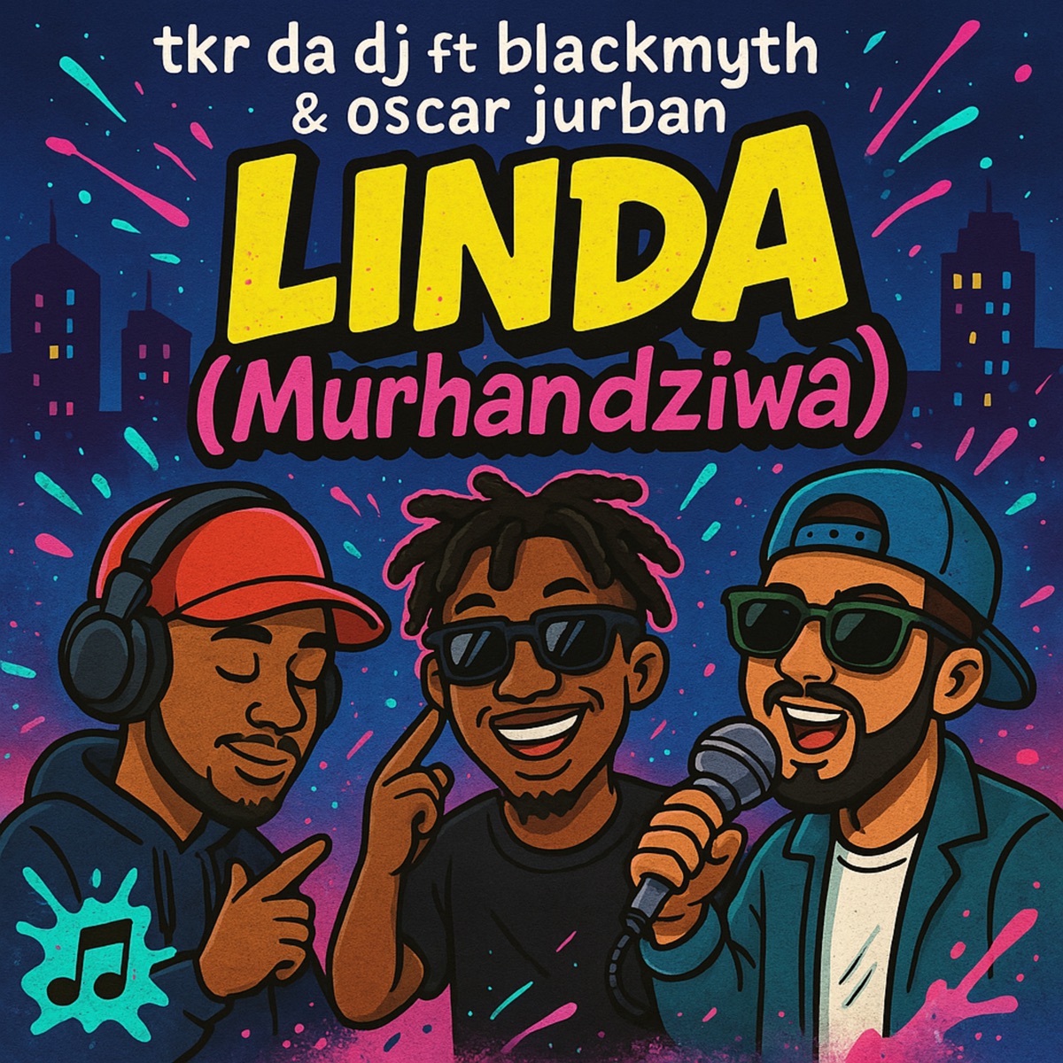 Linda ( Murhandziwa) [feat. Blackmyth & Oscar jurban] - Single by TKR DA DJ album cover