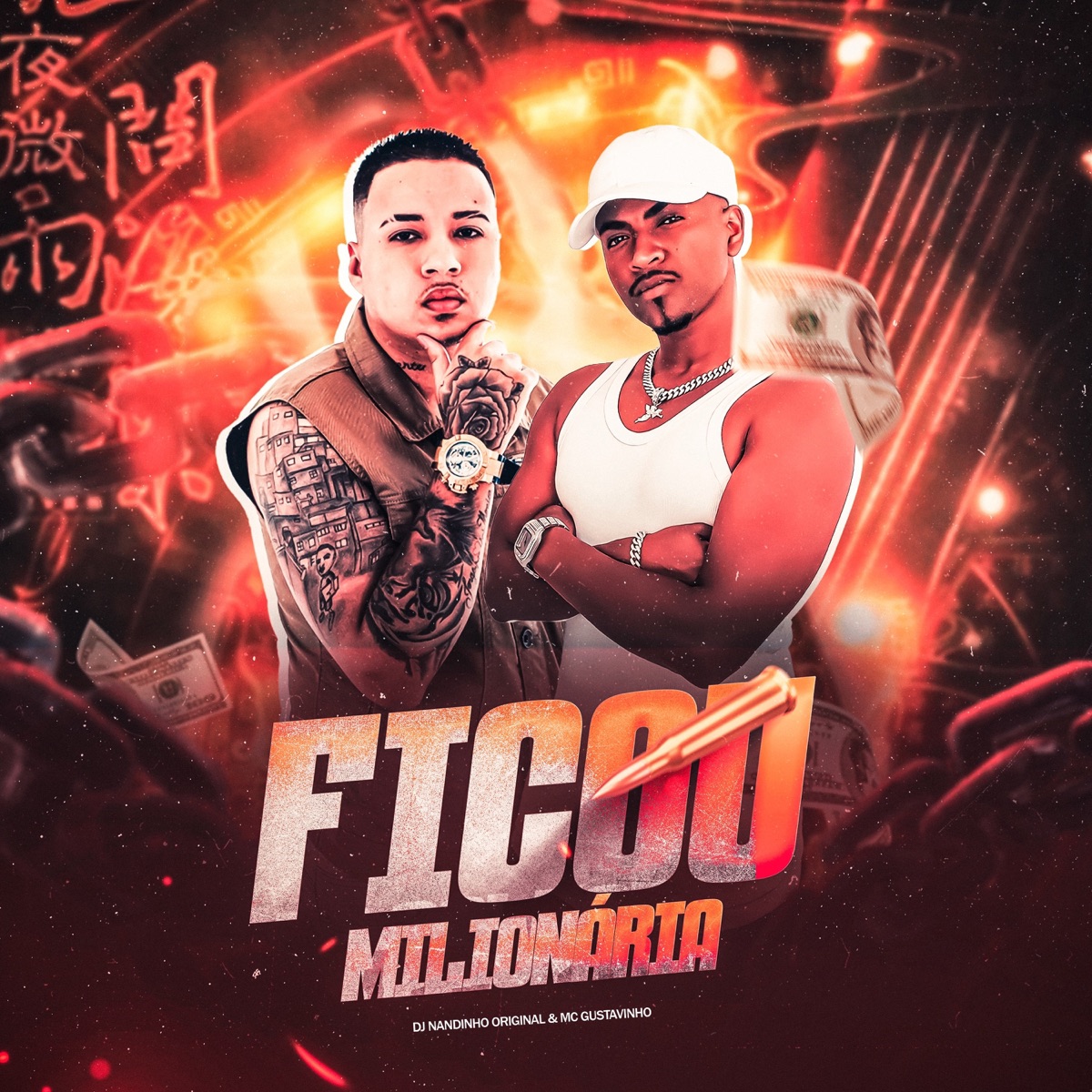 Ficou Milionária - Single by DJ Nandinho Original & MC Gustavinho album cover