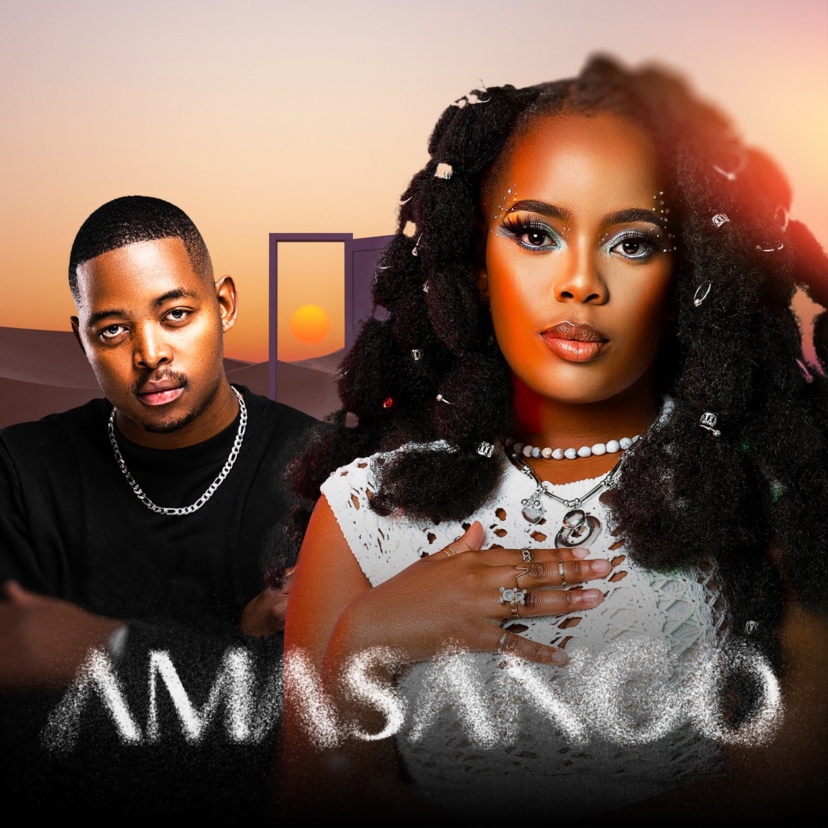 Amasango (feat. The Bless) - Single by Cnethemba Gonelo & Mick Man album cover