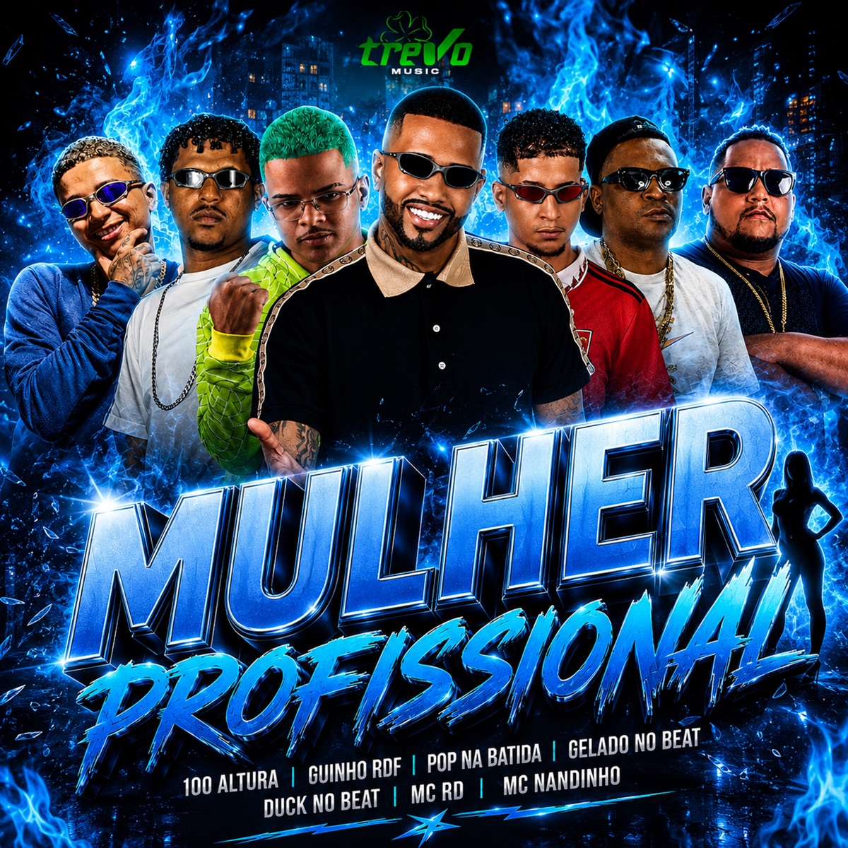 Mulher Profissional (feat. MC Nandinho, 100Altura & GUINHO RDF) - Single by Gelado No Beat, Pop Na Batida, Duck no Beat & Mc Rd album cover