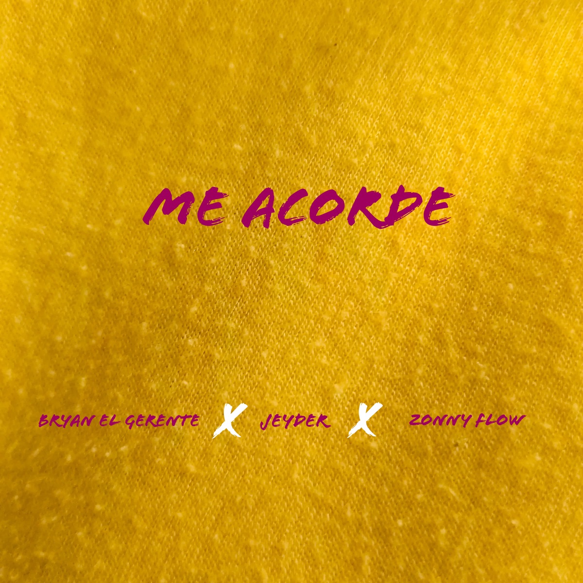 Me Acordé - Single by Bryan El Gerente, Jeyder & ZONNY FLOW album cover