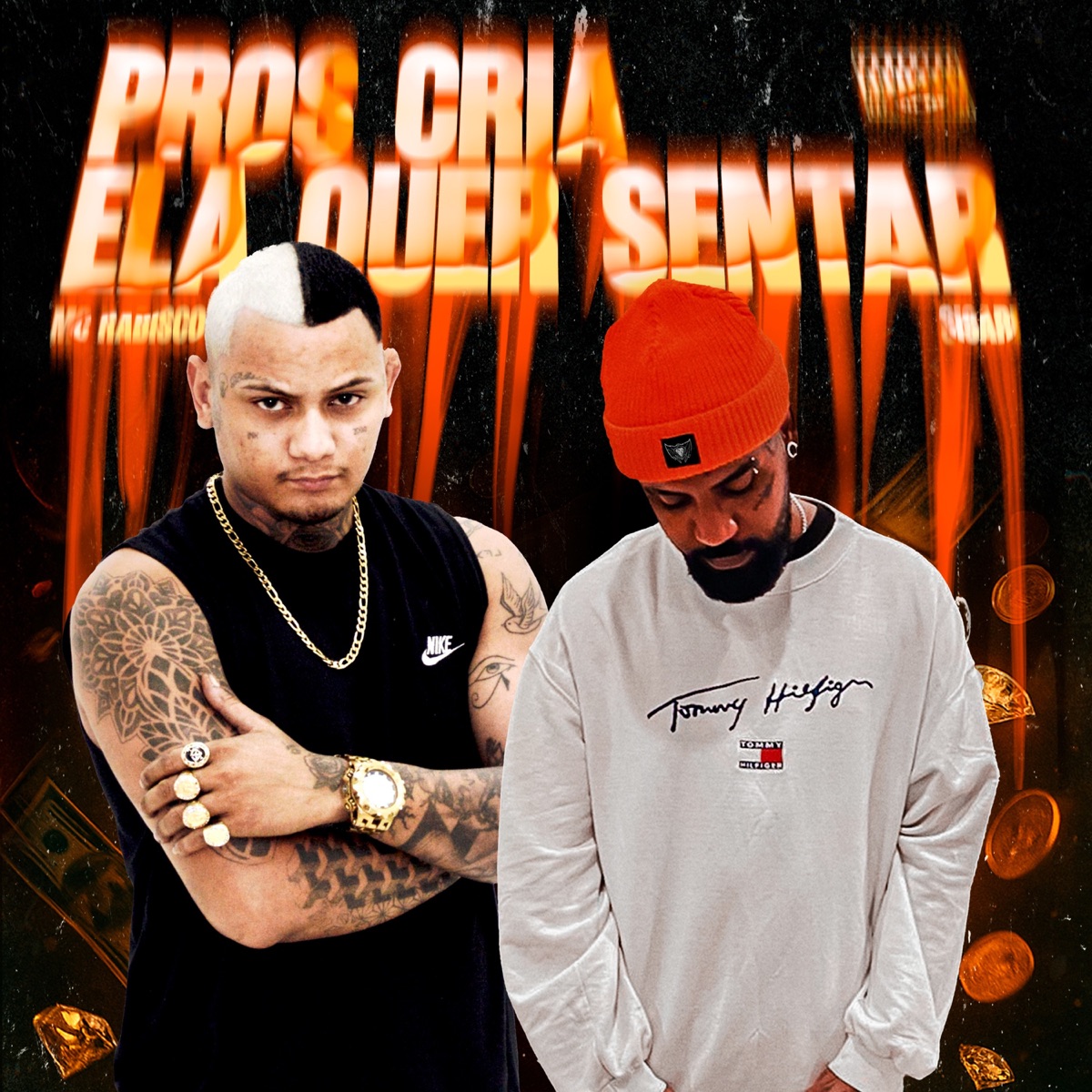PROS CRIA ELA QUER SENTAR - Single by Mc Rabisco & Sisari album cover