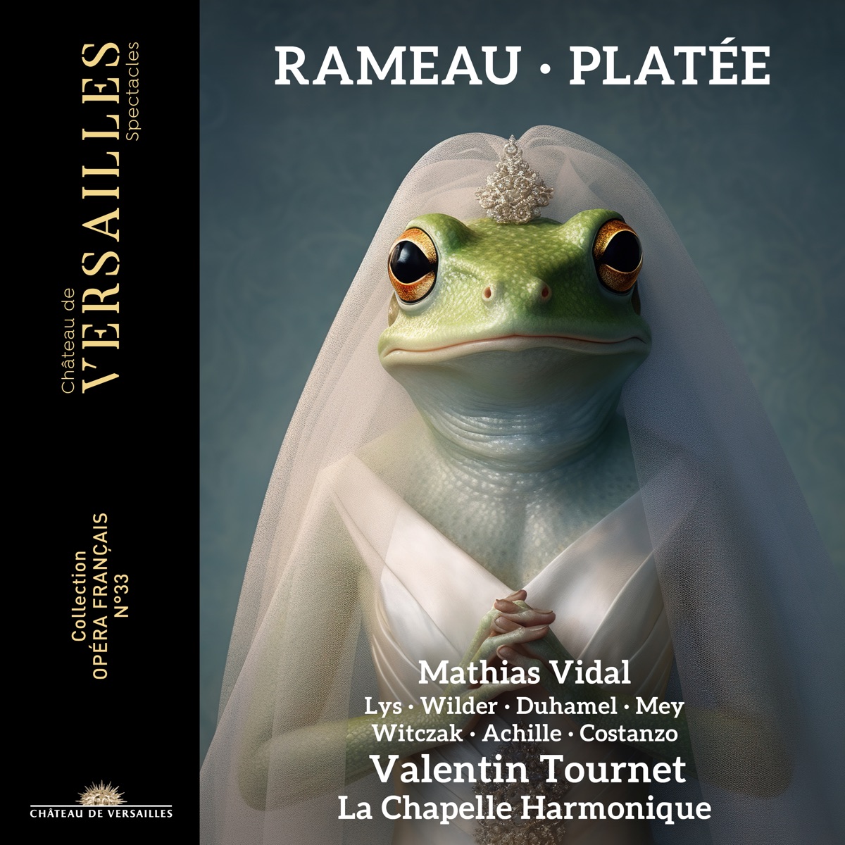 Rameau: Platée by Valentin Tournet, Marie Lys, Zachary Wilder, Alexandre Duhamel, Juliette Mey, David Witczak, Cécile Achille, Cyril Costanzo, La Chapelle Harmonique & Mathias Vidal album cover