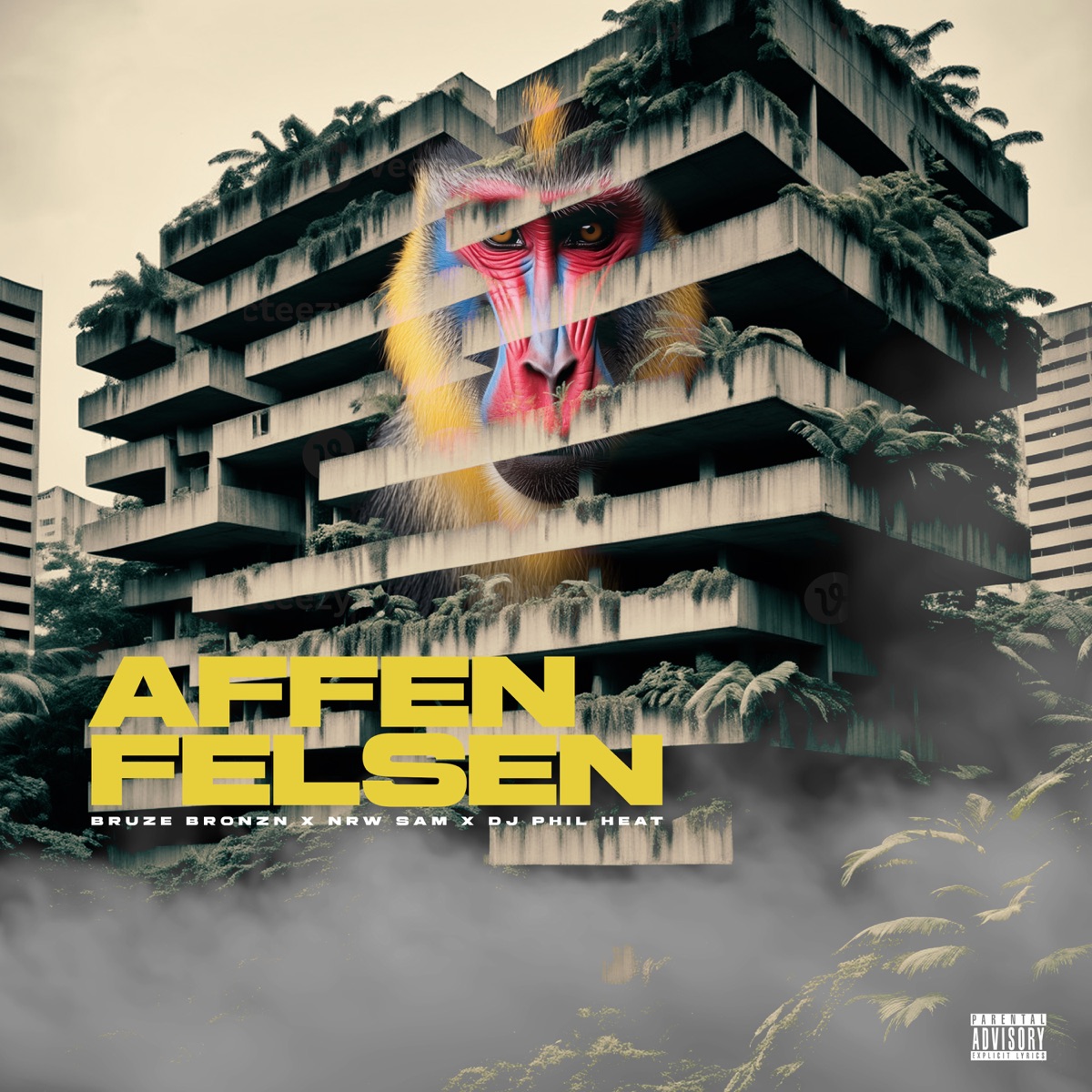 Affenfelsen (feat. Bronzn & Die Gang) - Single by Bruze Bronzn, NRW Sam & DJ PhilHeat album cover