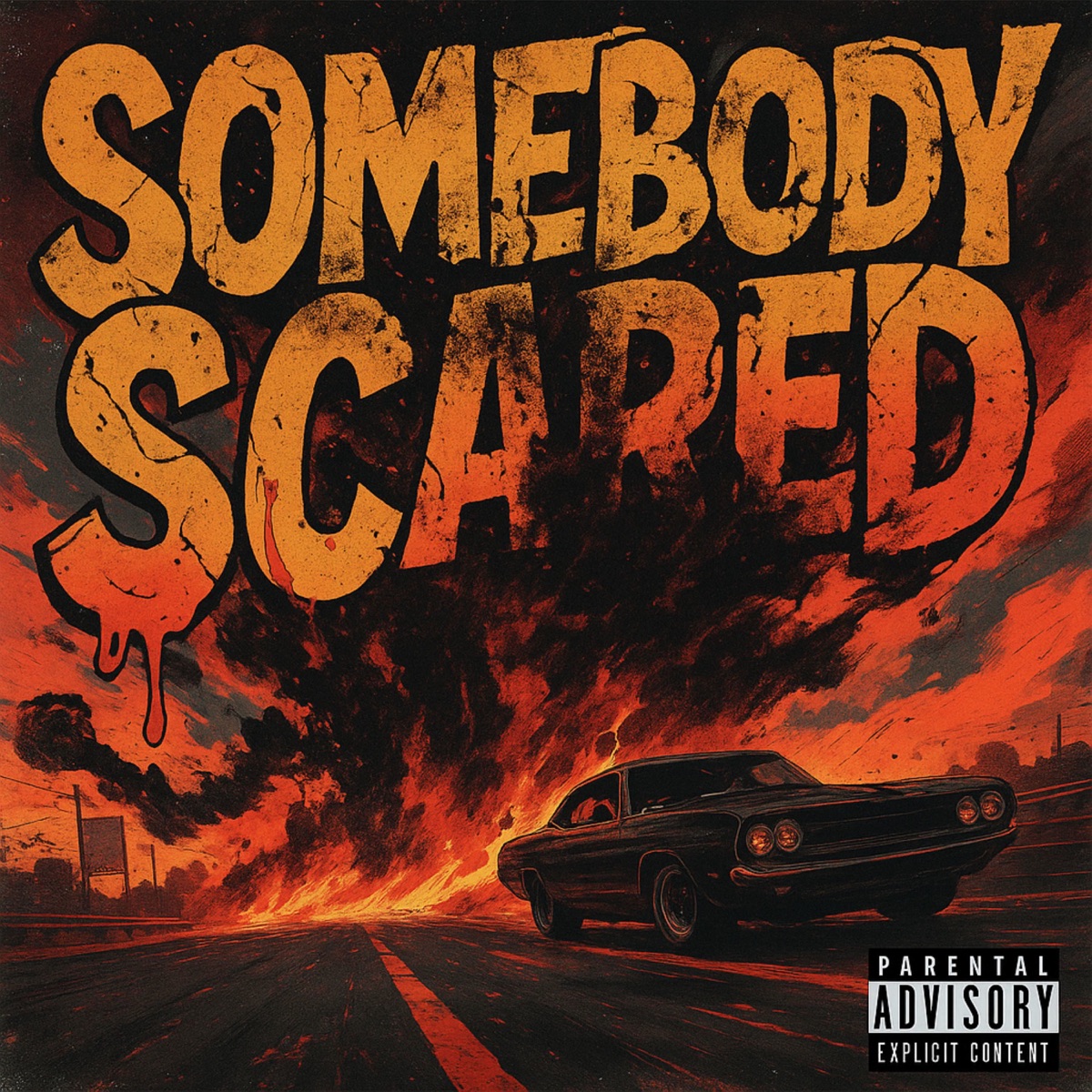 Somebody Scared - Single by Stryfe, Project Pat & The Scandalous Playaz album cover