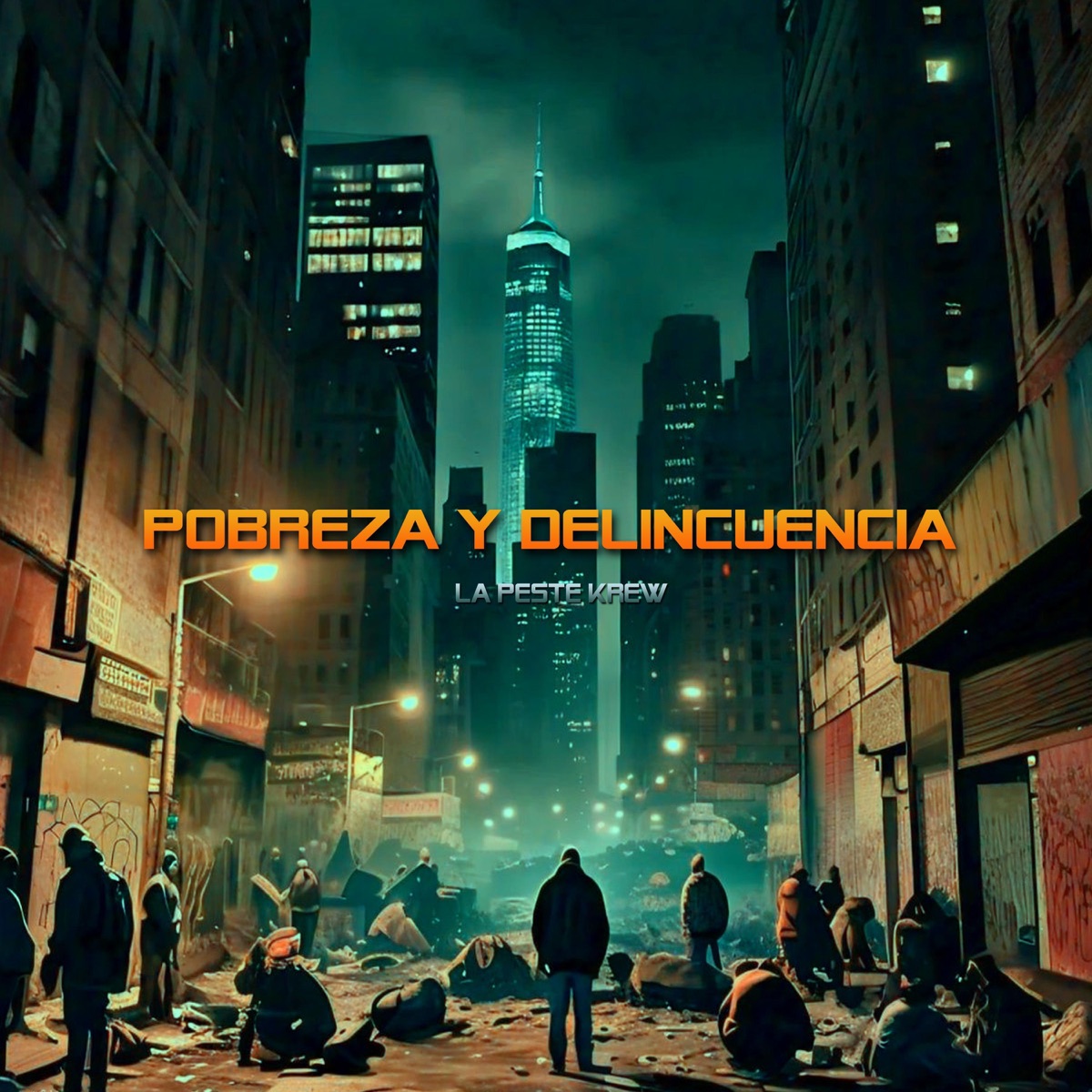 Pobreza y Delincuencia (feat. Chg Demencia Lirica, The Big Mata, Solick, Viruz One, Pylzen, Nicks & Taviro el Escritor) - Single by LA PTK MX album cover