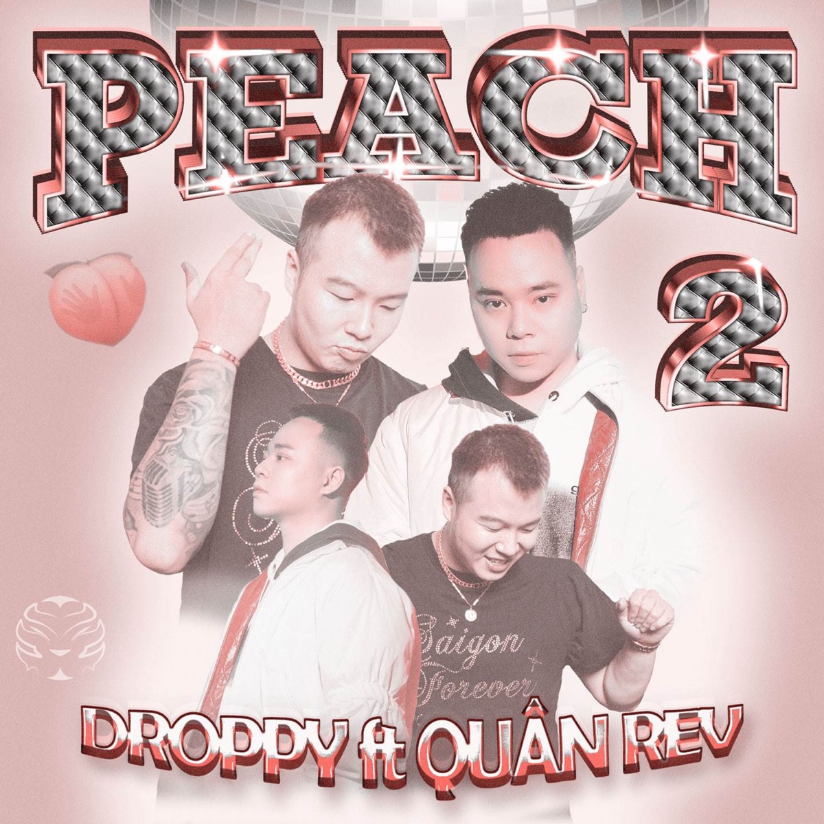 PEACH 2 - Single by Droppy, Ho & Quân REV album cover