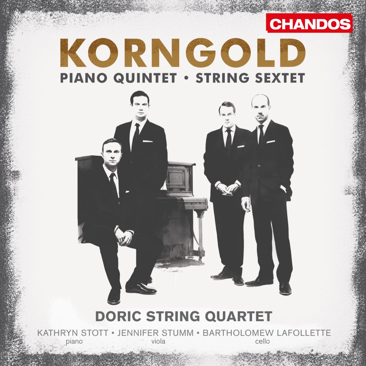 Korngold: String Sextet & Piano Quintet by Doric String Quartet, Jennifer Stumm, Bartholomew LaFollette & Kathryn Stott album cover