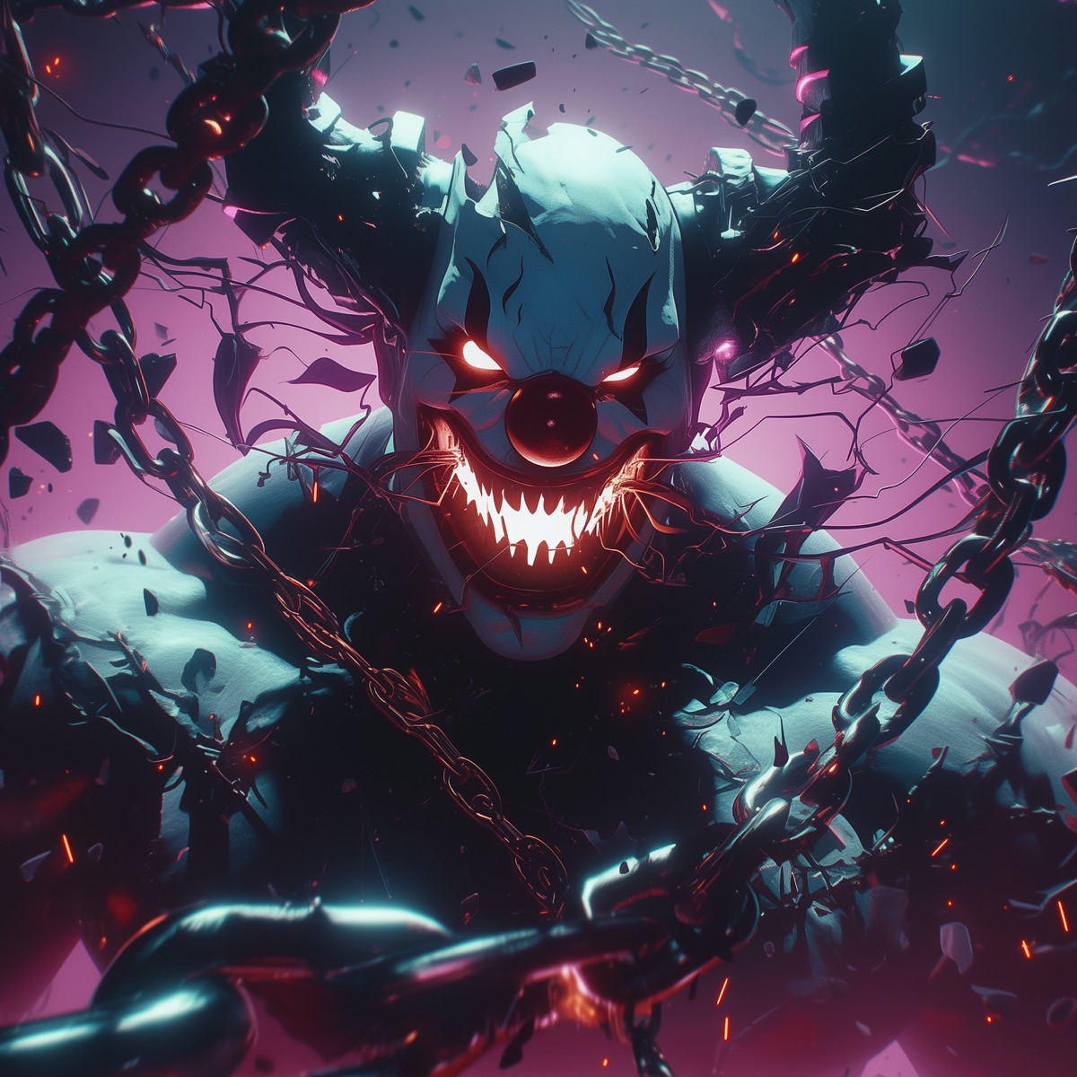 Palhaço Demoníaco - EP by IAMTRA$H, TRA$HCVNDY & Sweepz album cover