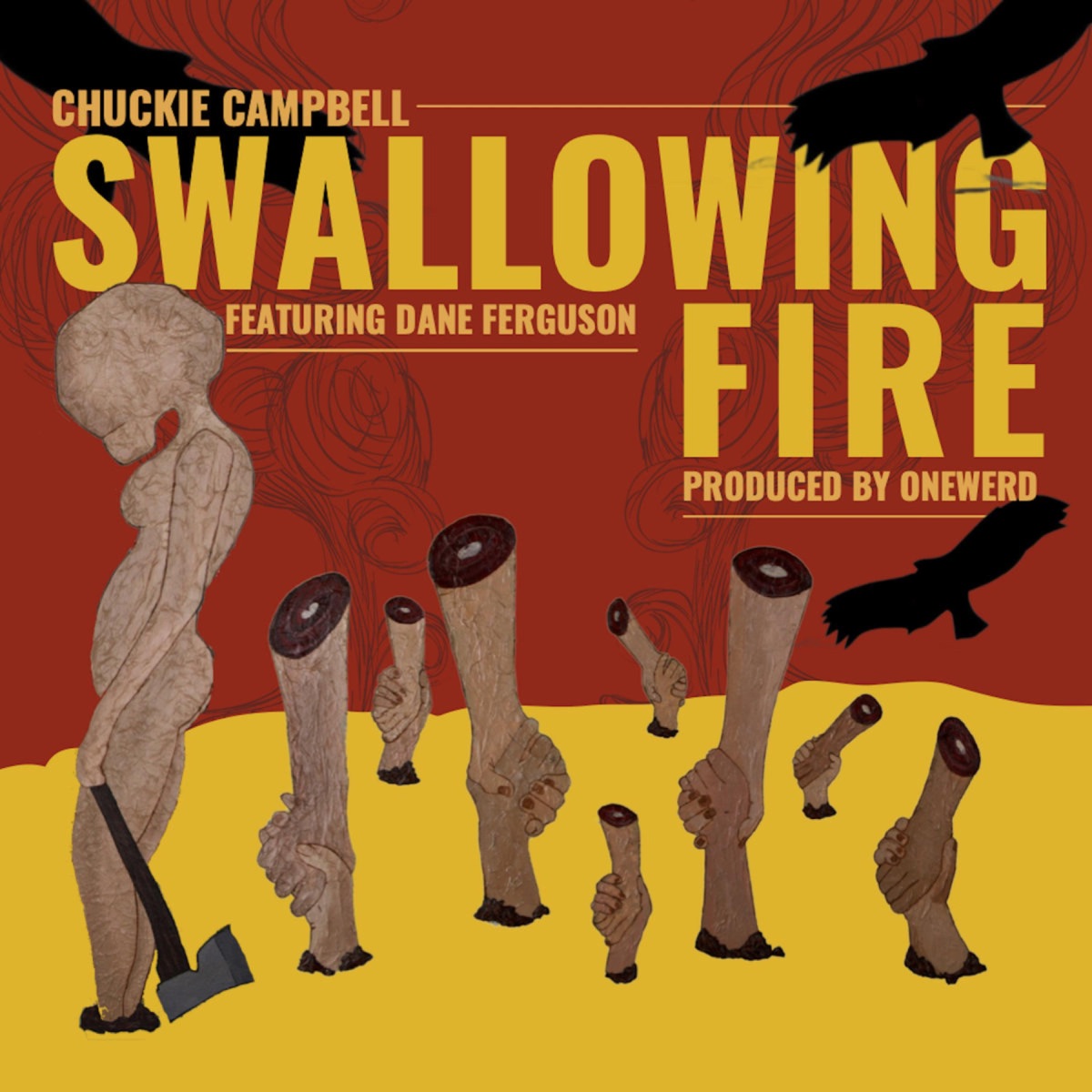Swallowing Fire (feat. Dane Ferguson) - Single by Chuckie Campbell album cover