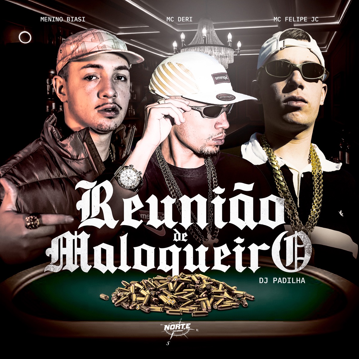 Reunião de Maloqueiro - Single by MC Deri, MeninoBiasi, DJ PADILHA & Mc Felipe JC album cover