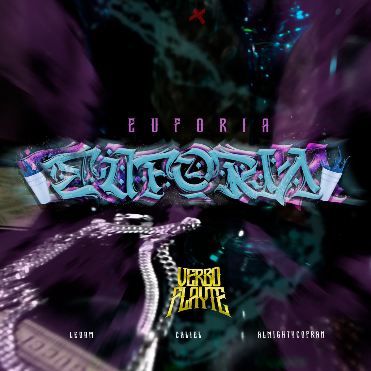 EUFORIA (feat. Los Verboflayte) - Single by LEDAM, Caliel & Almightycofran album cover