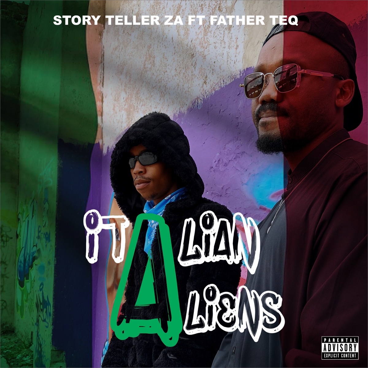 Italian Aliens (feat. Father Teq) - Single by StoryTeller ZA album cover