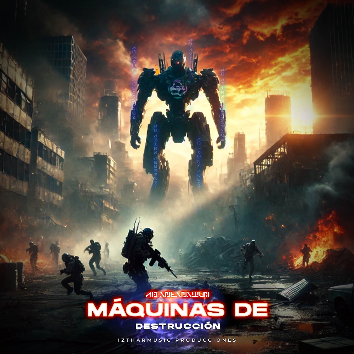 Máquinas De Destrucción - Single by iztharmusic album cover