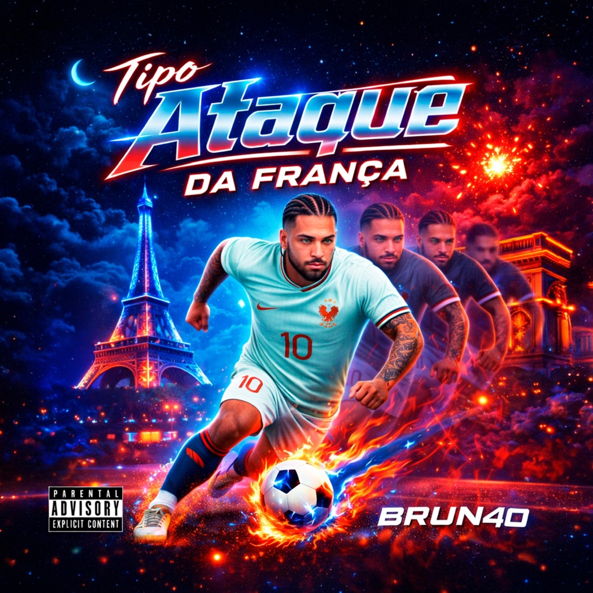 Tipo Ataque da França (feat. ZukaNoBeat) - Single by Brun4o album cover
