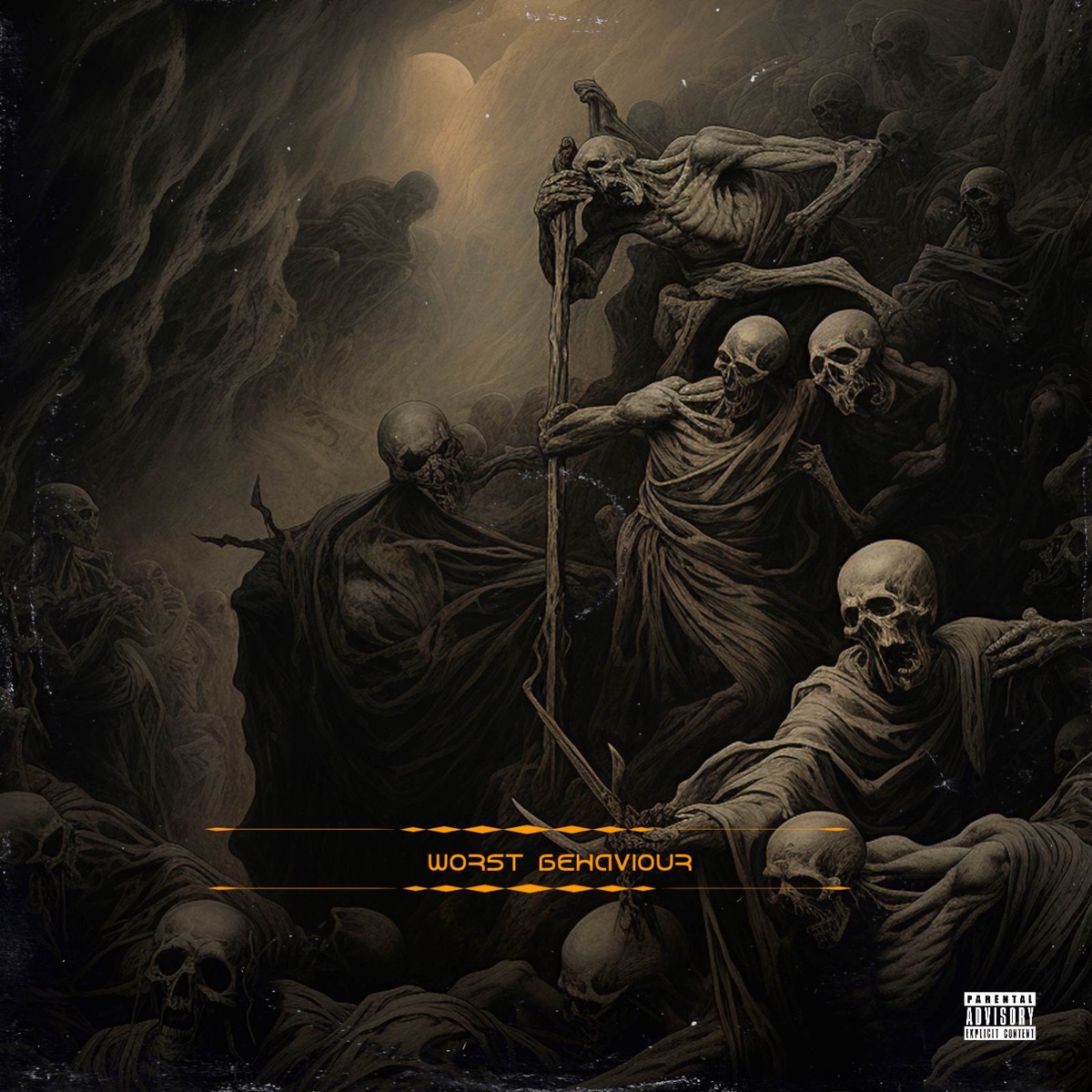 Worst Behavior (feat. Psychopath, Bacardi 505 & MyeX DJY) - Single by vincii 929, B4X & Spirit-Boyz album cover