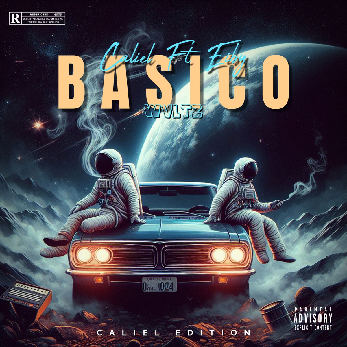Basico (feat. Eiby & Wvltz) - Single by Caliel album cover