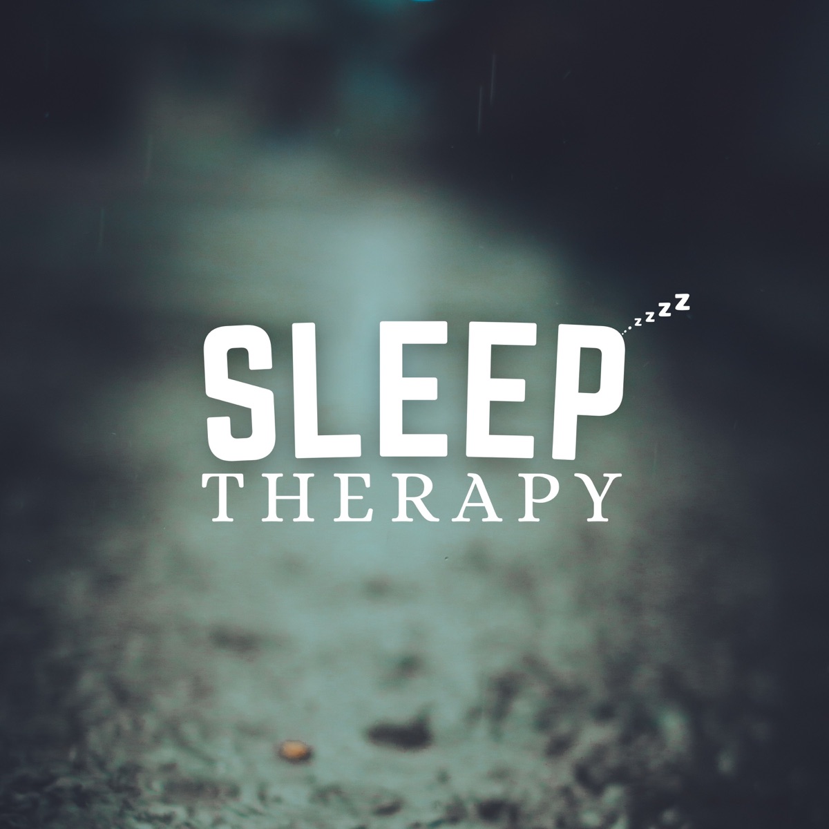 White Noise Sleep Therapy with Rain & Thunder - Single by SleepTherapy album cover artwork
