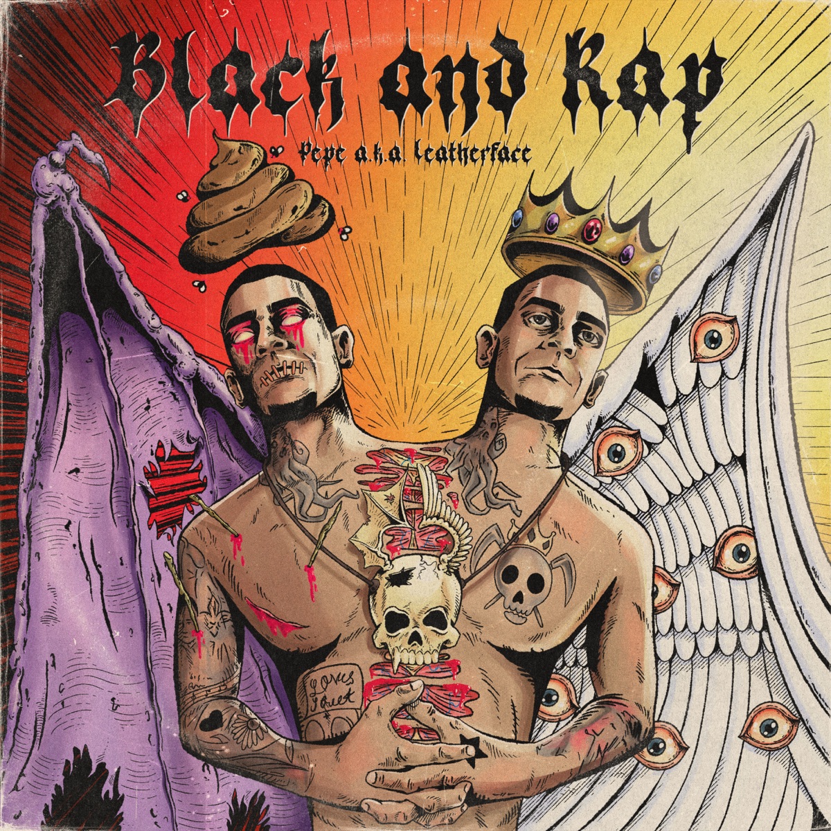 Black And Rap by Pepe A.k.a Leatherface album cover