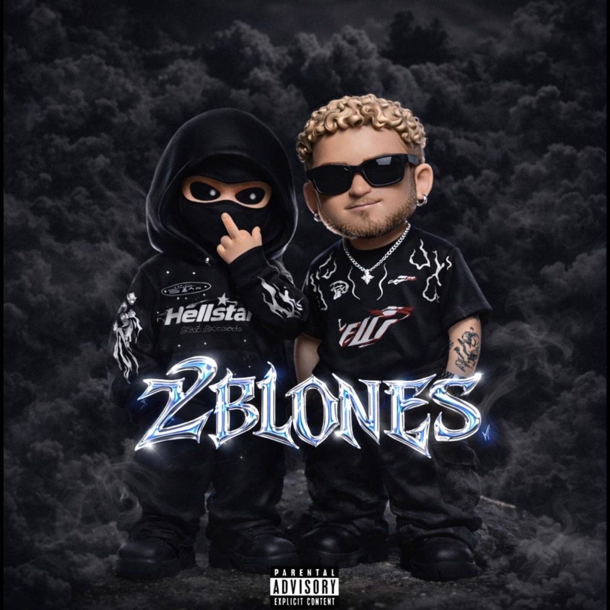2 Blones (feat. Nash) - Single by Parkerpr album cover