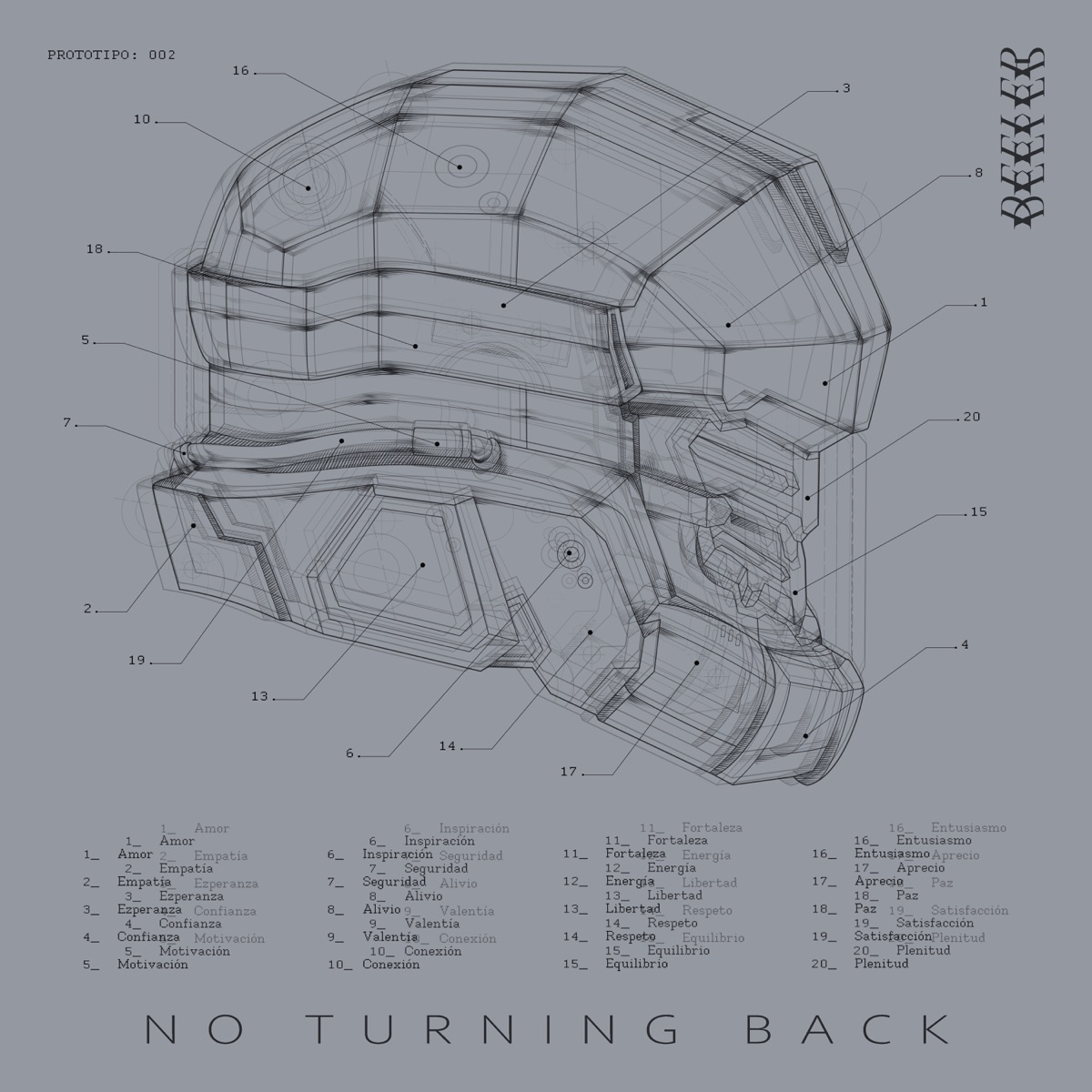 No Turning Back - Single by Deeler album cover