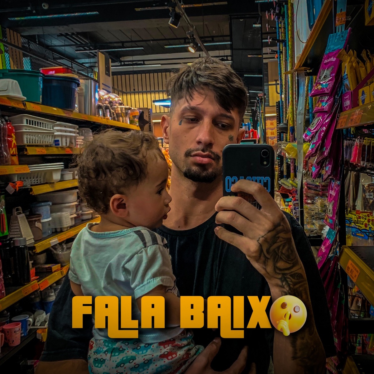 Fala Baixo - Single by RÍEL & ProdScauri album cover