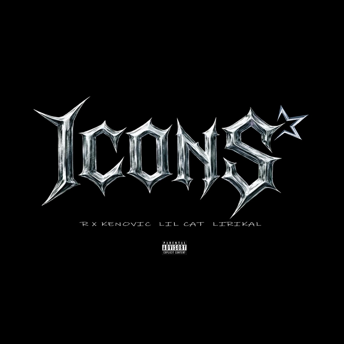 ICONS - Single by RXKENOVIC album cover