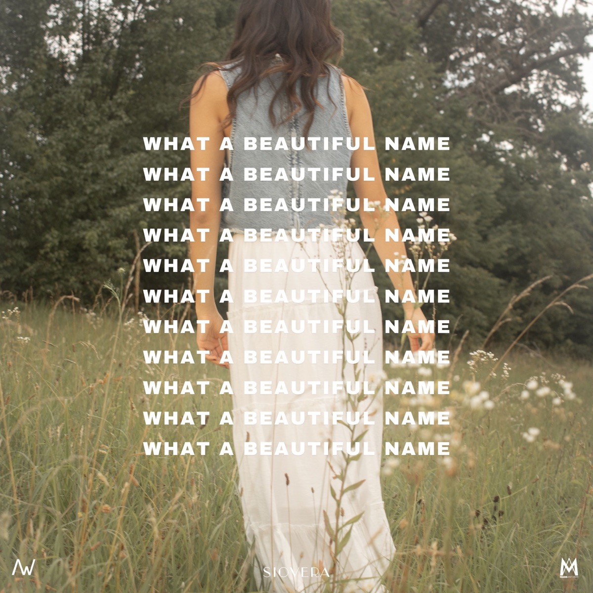 What A Beautiful Name - Single by Anthem Worship, SioVera & Mass Anthem album cover