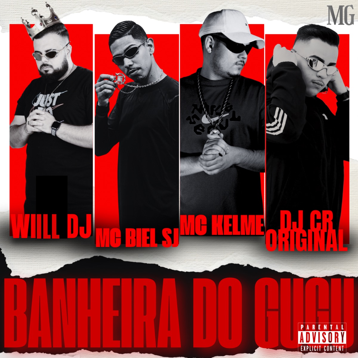 Banheira do GUGU - Single by DJ CR Original, MC KELME, WIILL DJ & MC BIEL SJ album cover