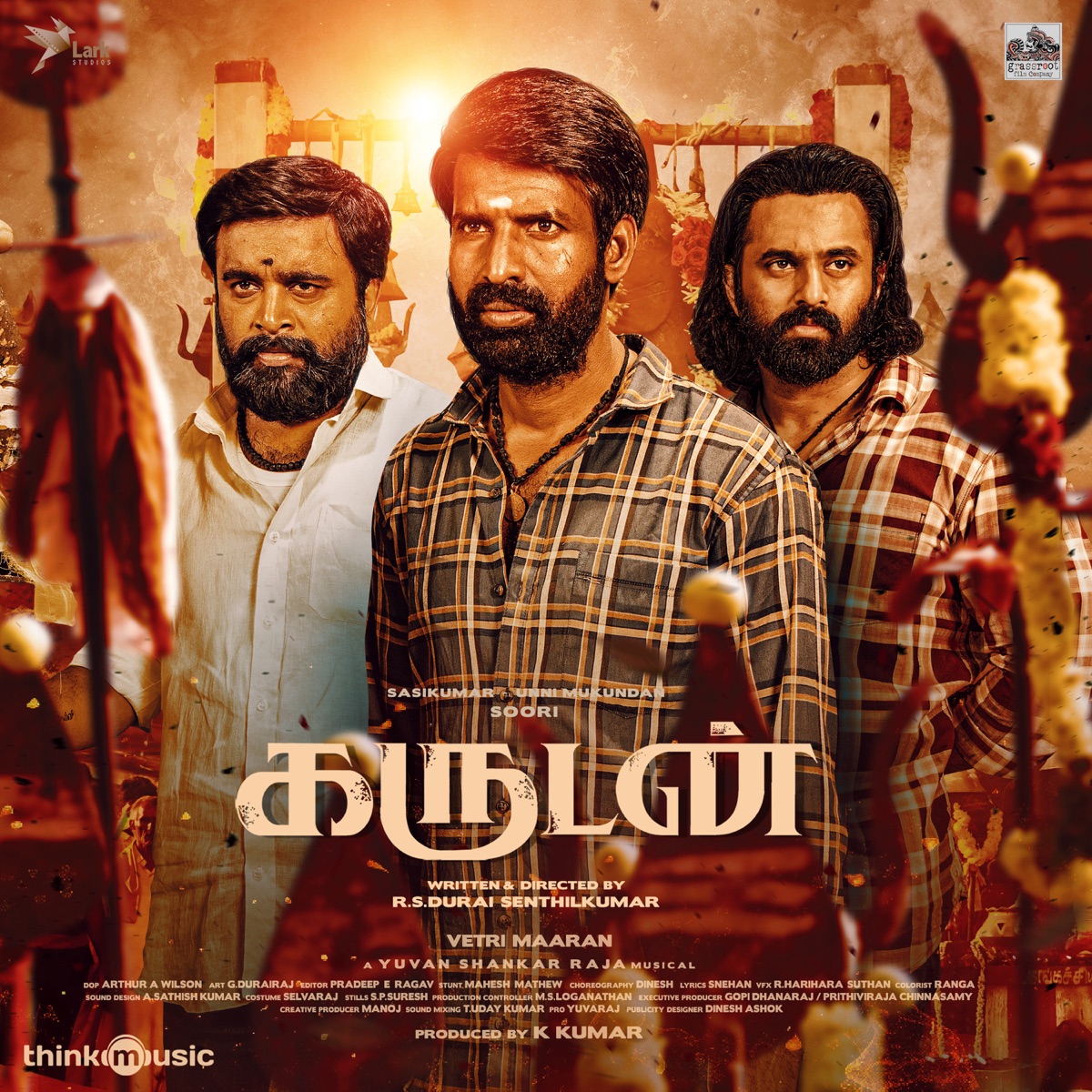 Garudan (Original Motion Picture Soundtrack) by Yuvan Shankar Raja, Snehan, Super Subu & Uma Devi album cover