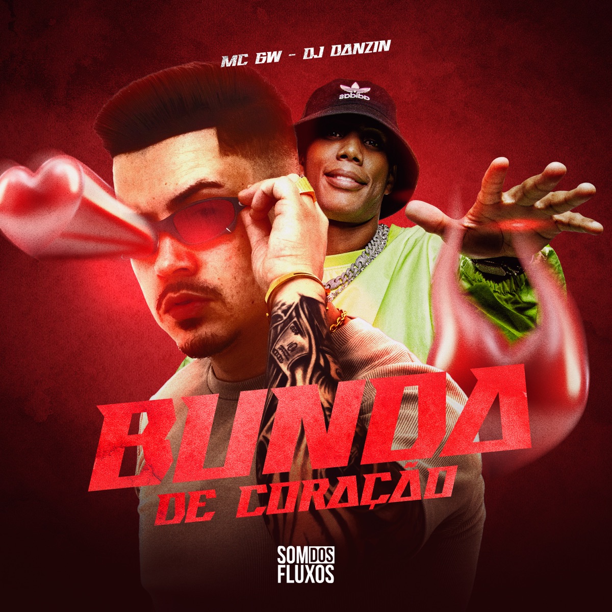 Bunda de Coração (feat. Mc Gw) - Single by DJ Danzin album cover