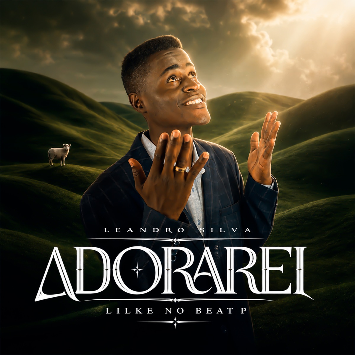 Adorarei - Single by Leandro Silva & Lilke no beat p album cover