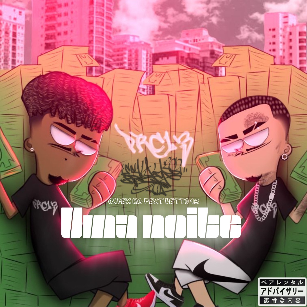 Uma noite (feat. Vetto13) - Single by Japéx album cover