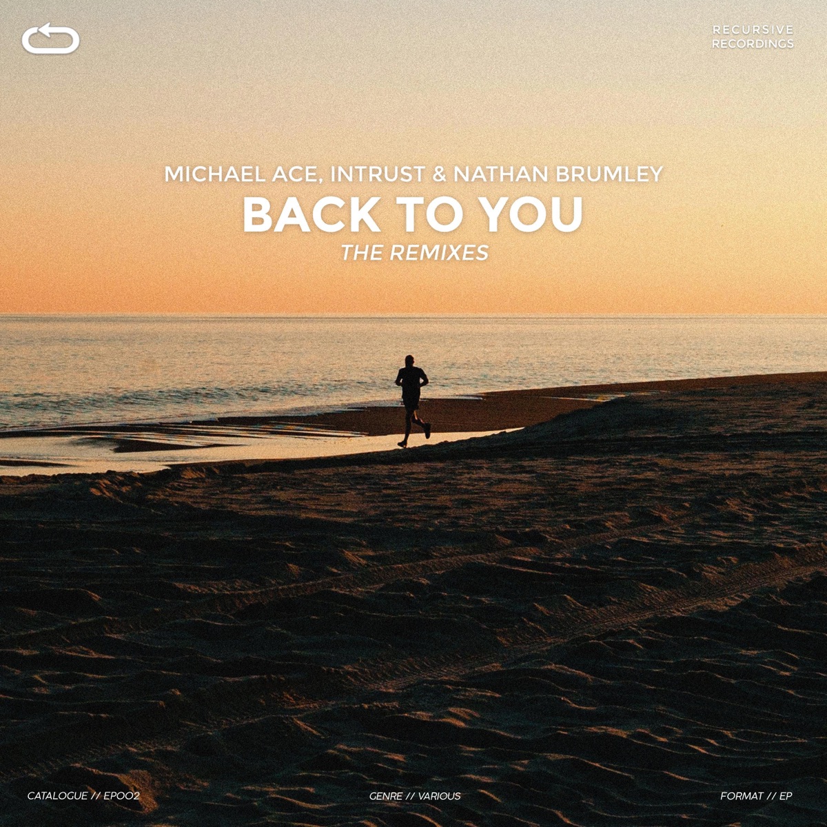 Back To You (Remixes) - EP by Michael Ace, Intrust & Nathan Brumley album cover