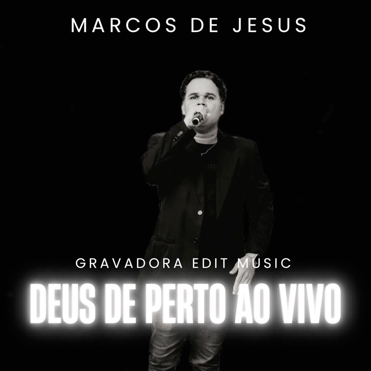 Deus de perto ao vivo - Single by Marcos De Jesus album cover