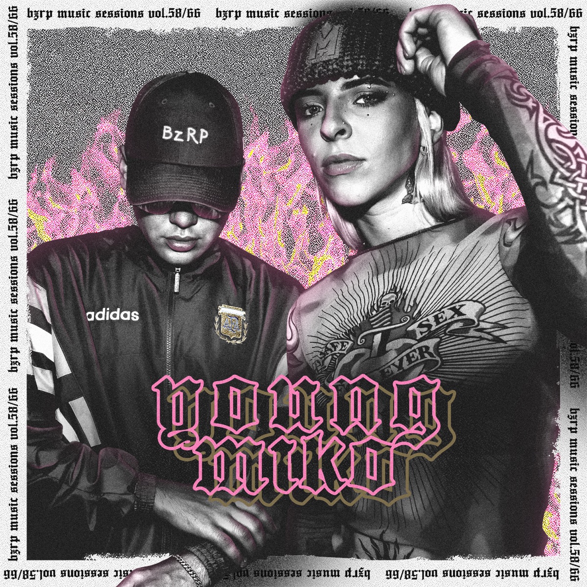 Young Miko: Bzrp Music Sessions, Vol. 58/66 - Single by Bizarrap & Young Miko album cover