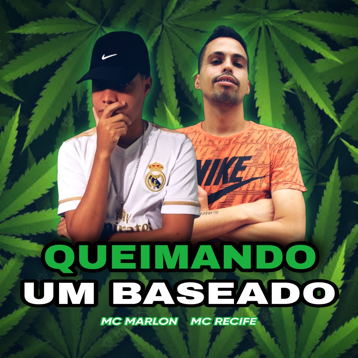 Queimando um Baseado - Single by Mc Marlon & Mc Recife album cover