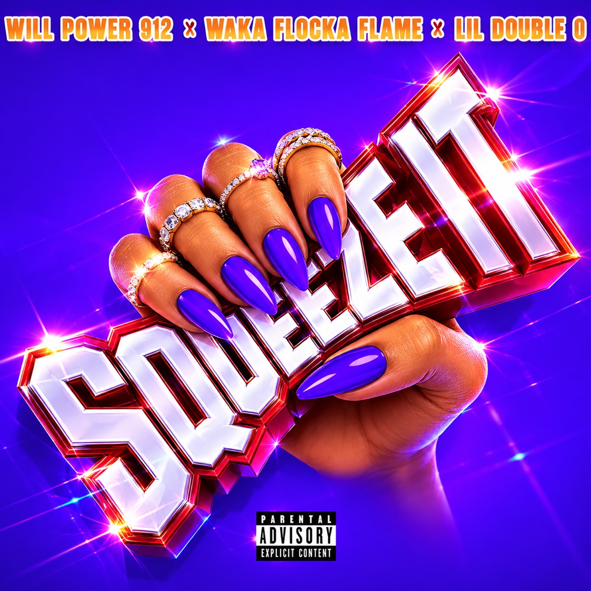 Squeeze It (feat. Lil Double 0) - Single by Will Power 912 & Waka Flocka Flame album cover artwork