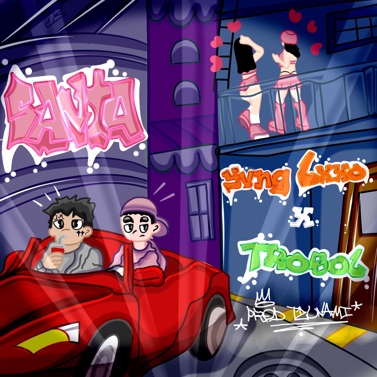 Santa - Single by Leeo, Trobol & Tzunami album cover