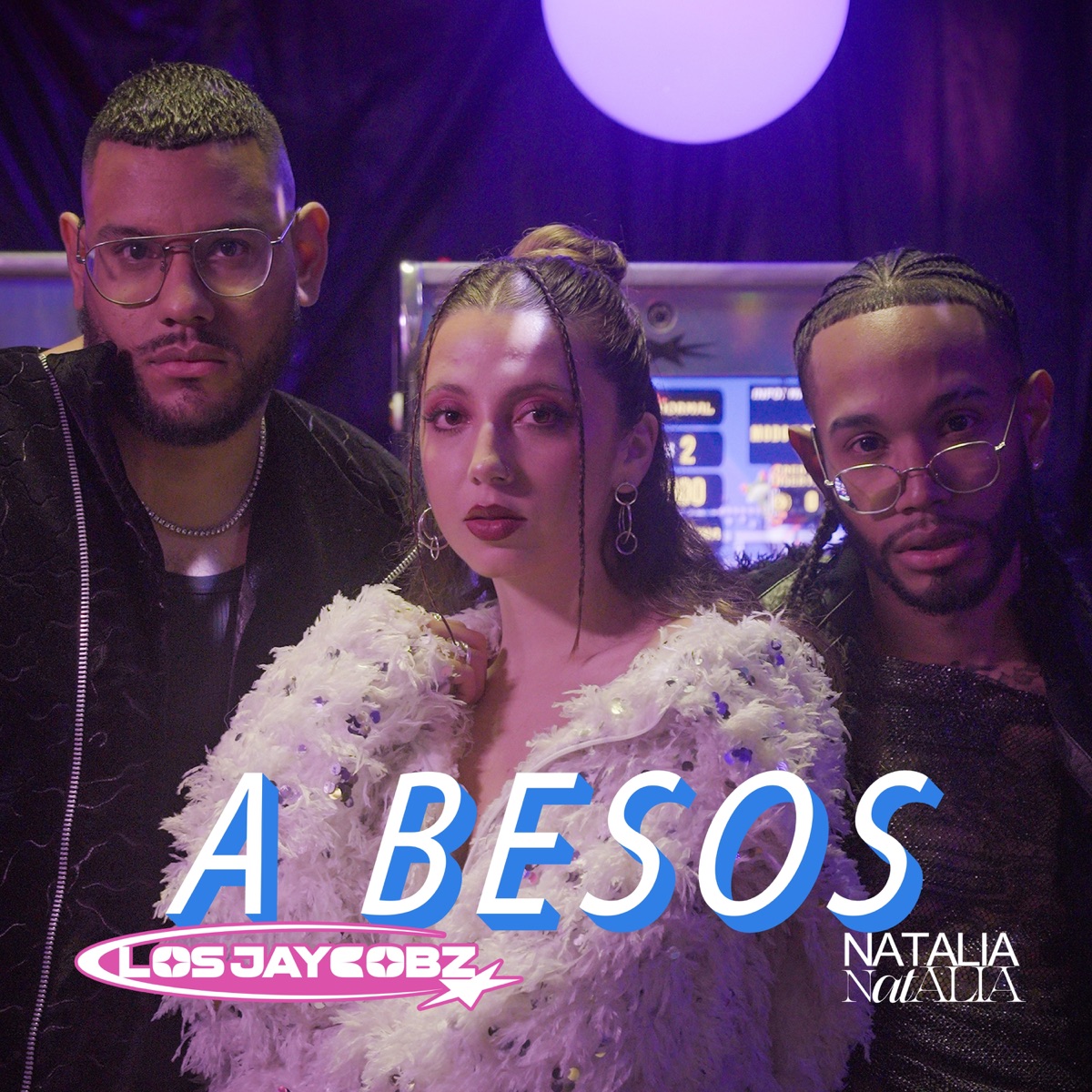 A Besos - Single by Los Jaycobz & Natalia Natalia album cover