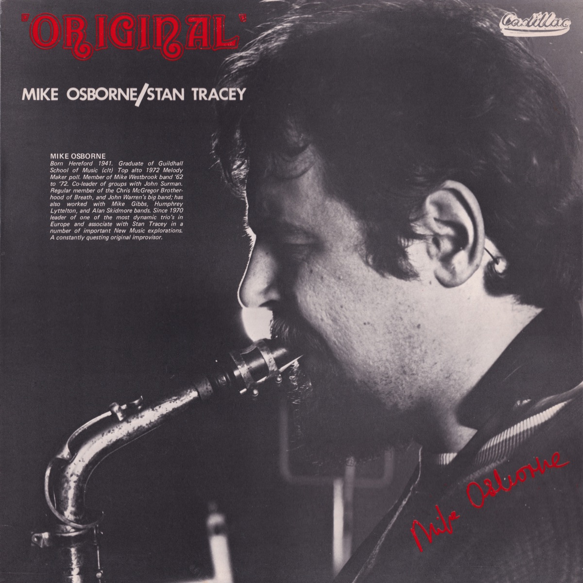 Original by Mike Osborne & Stan Tracey album cover