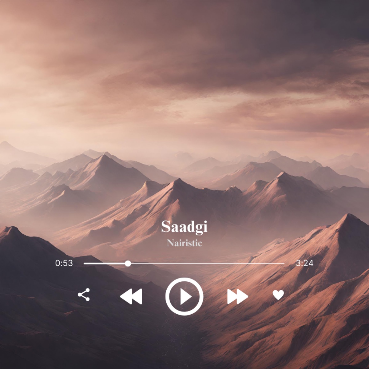 Saadgi - Single by Nairistic album cover
