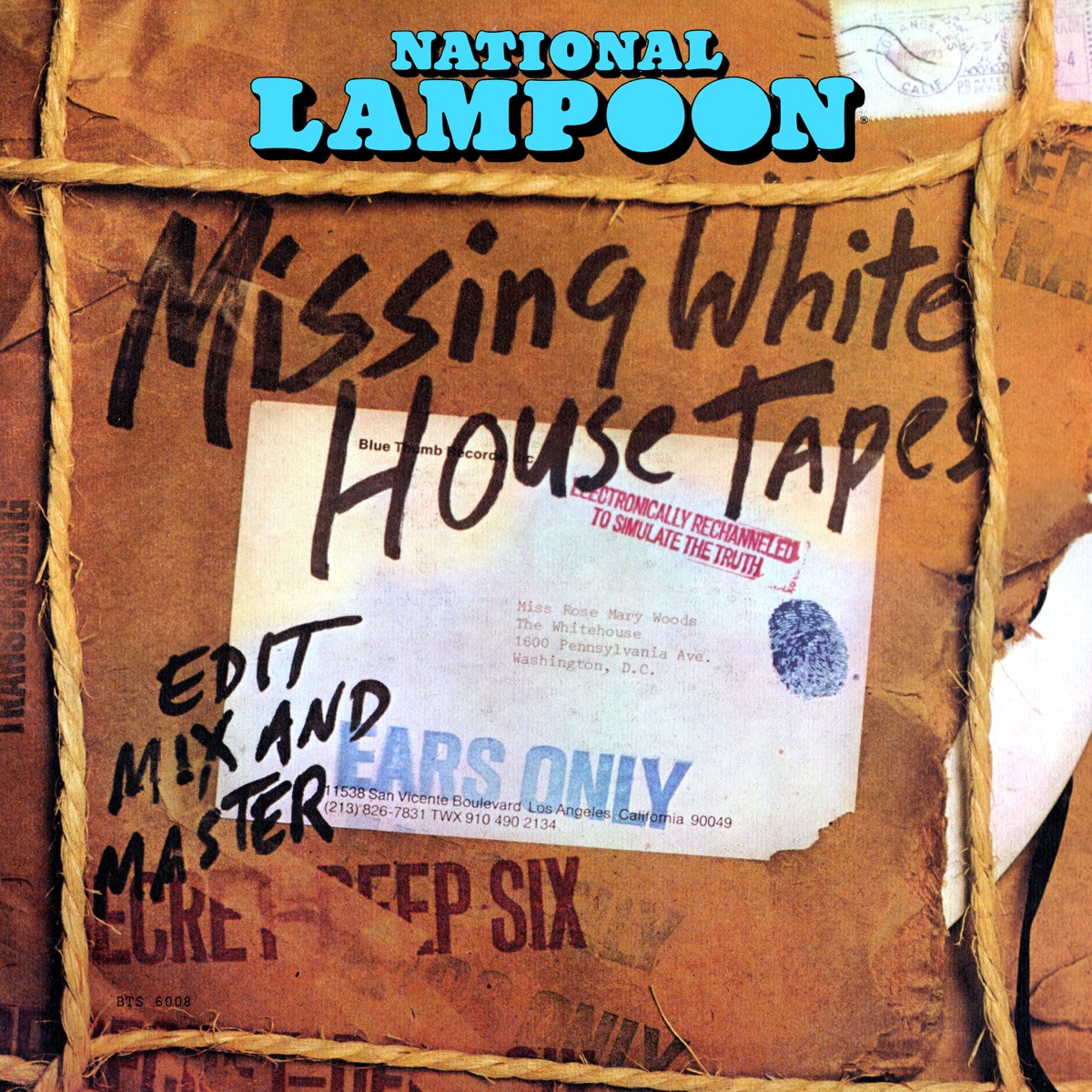 National Lampoon Missing White House Tapes by Chevy Chase album cover