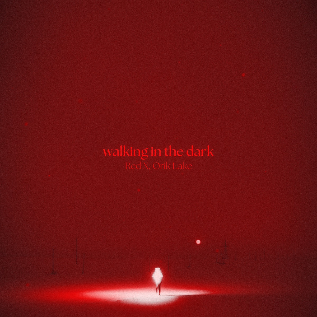 walking in the dark - Single by RED X & Orik Lake album cover