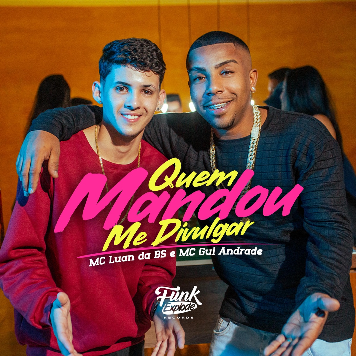 Quem Mandou Me Divulgar (feat. DJ Marcus Vinicius) - Single by MC Luan da BS & MC Gui Andrade album cover