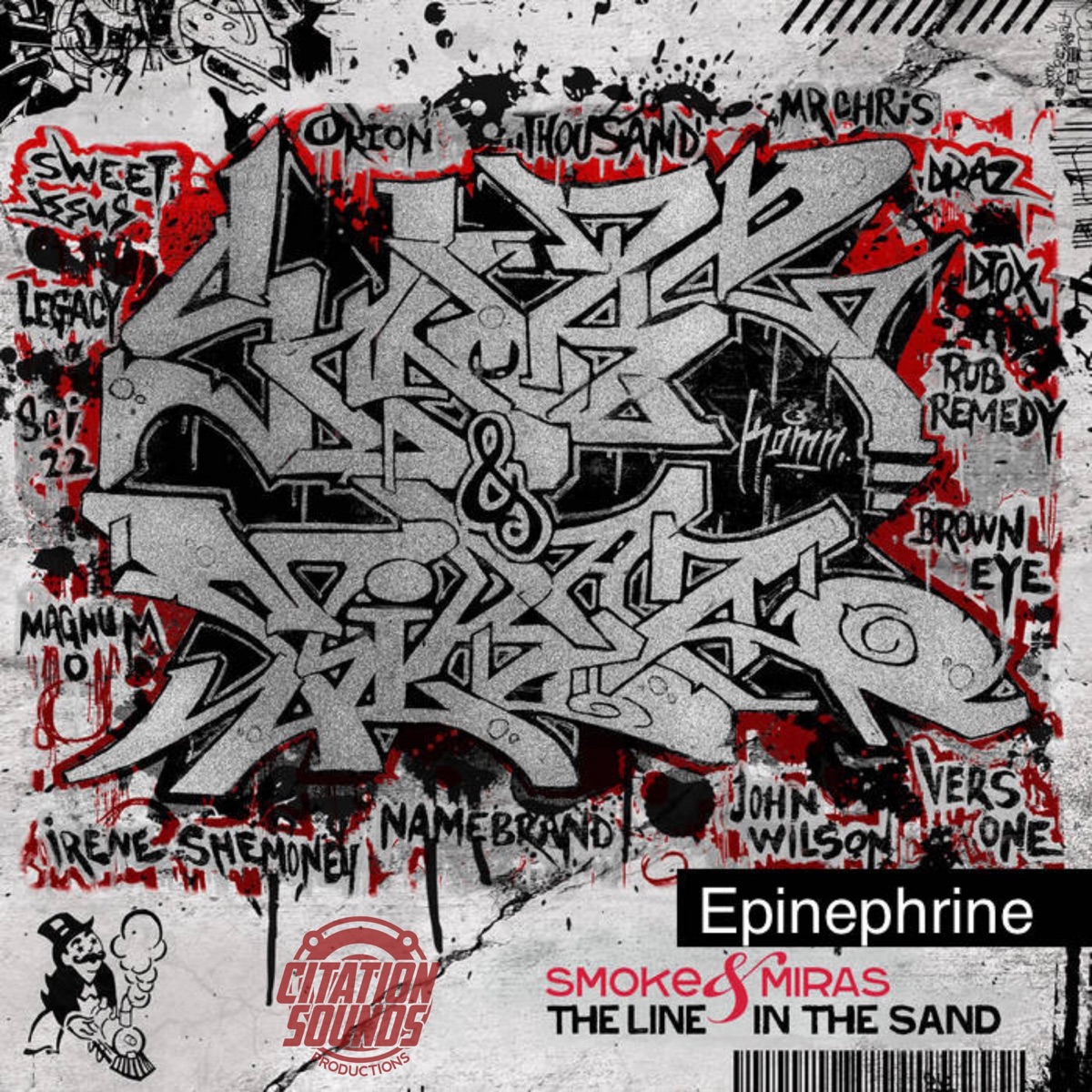 Epinephrine (feat. Sweet Jesus, Orion, Magnum-O, NFA & D-Tox) - Single by Citation Sounds & Chef Draz album cover