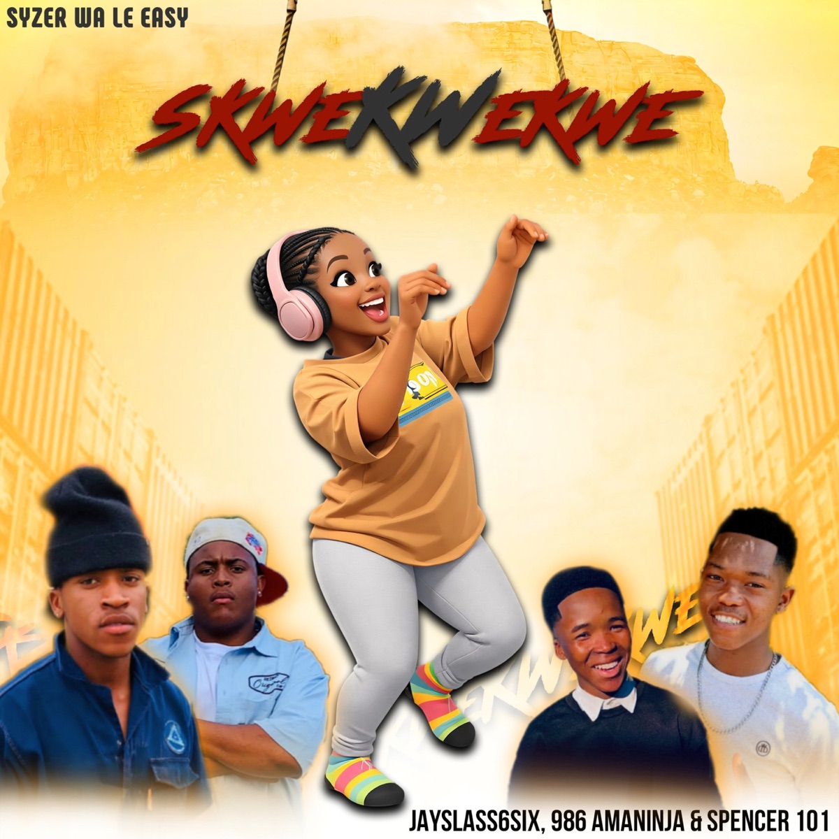 Skwekwekwe (feat. 986 amaninja, spencer101 & Jaylass6Six) - Single by Syzer Wale Eazy album cover