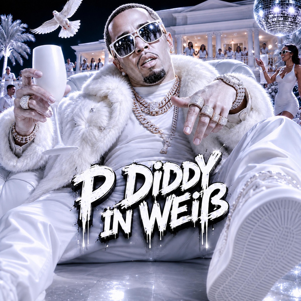 P DIDDY IN WEIẞ - Single by DerBreezy album cover