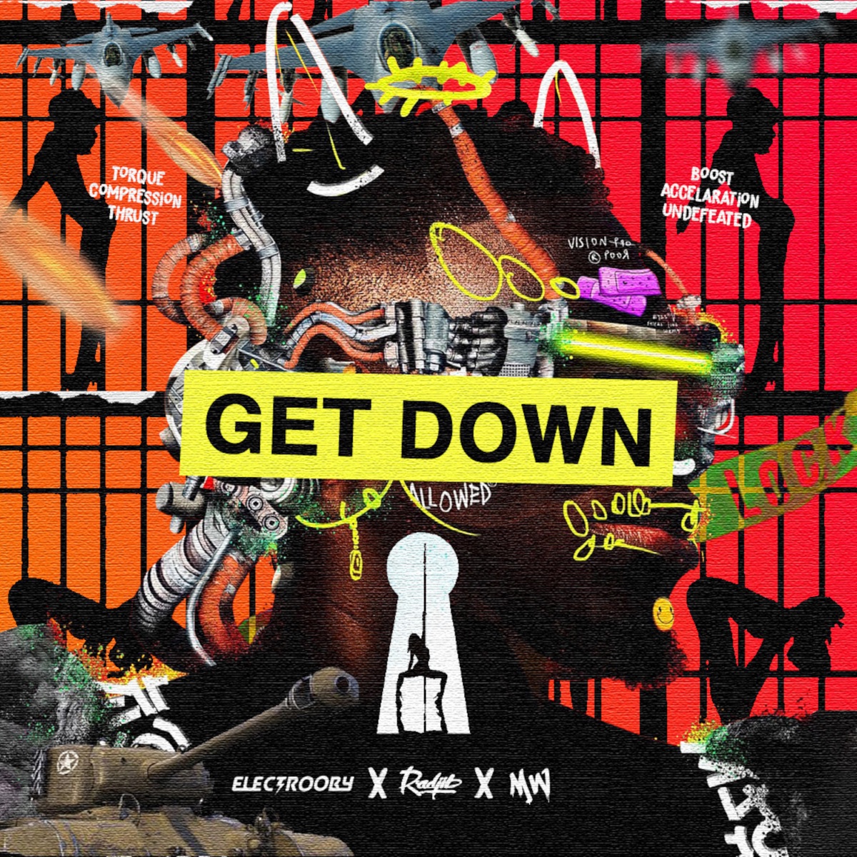 Get Down (feat. MW) - Single by Electrooby & Radjib album cover